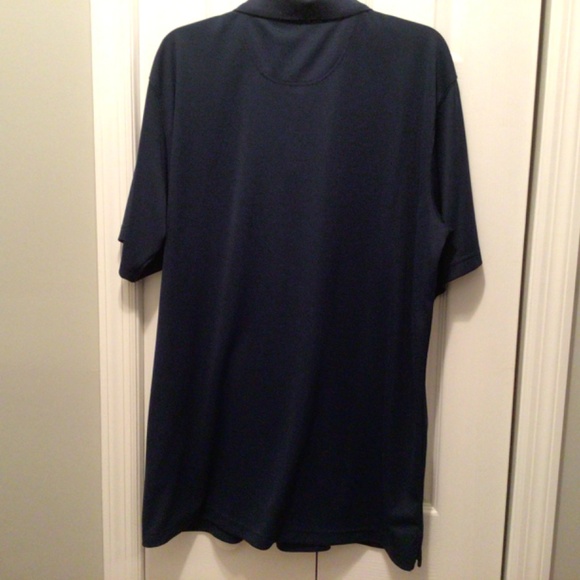 Columbia Men Tall Size XLT Polo Omni Wick PFG Blue Short Sleeve Utilizer AT0126 - Picture 6 of 8